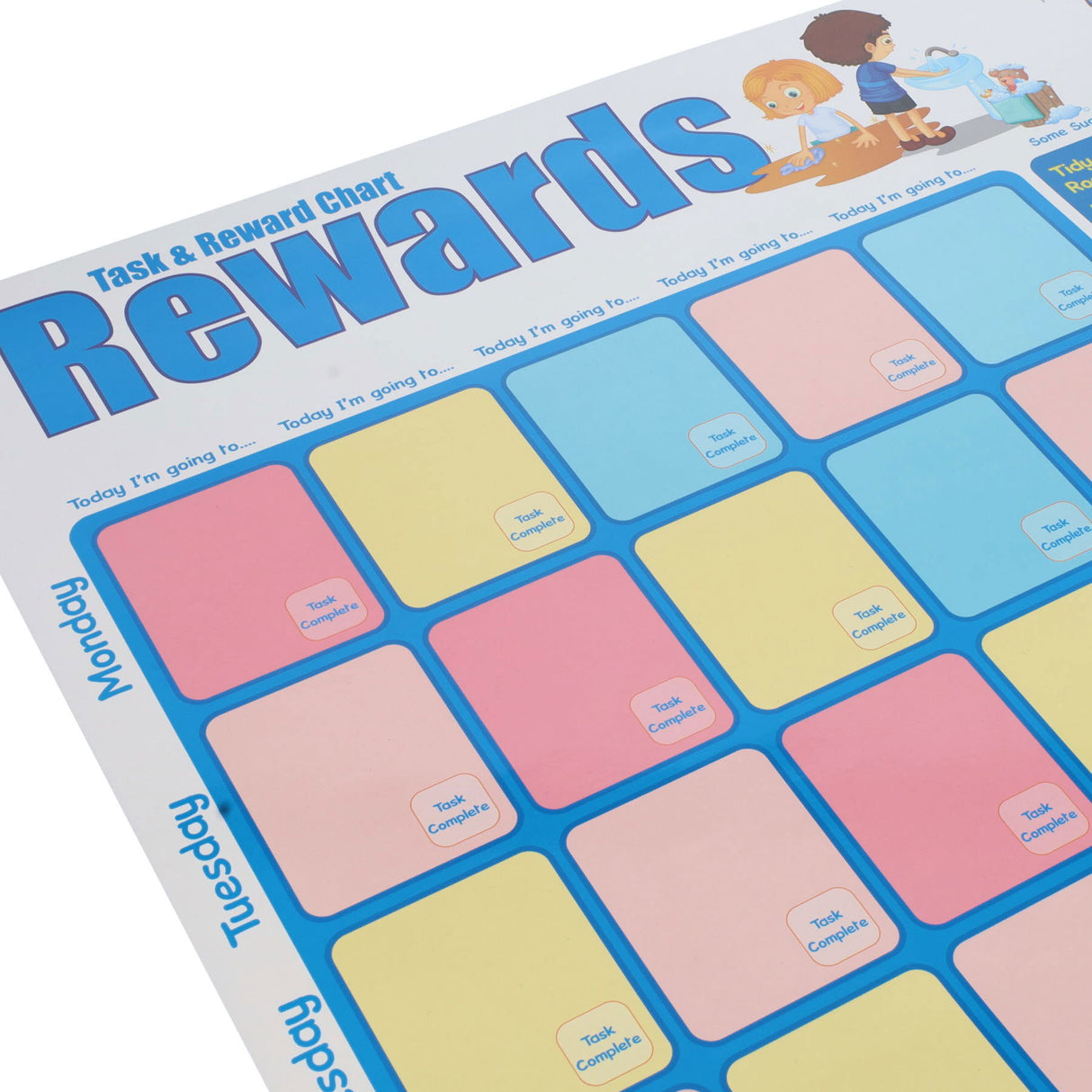 Clever Kidz Wall Chart - Task & Reward Chart