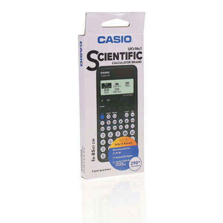 Casio Fx-85Gtcw Scientific Dual Power Calculator - Black