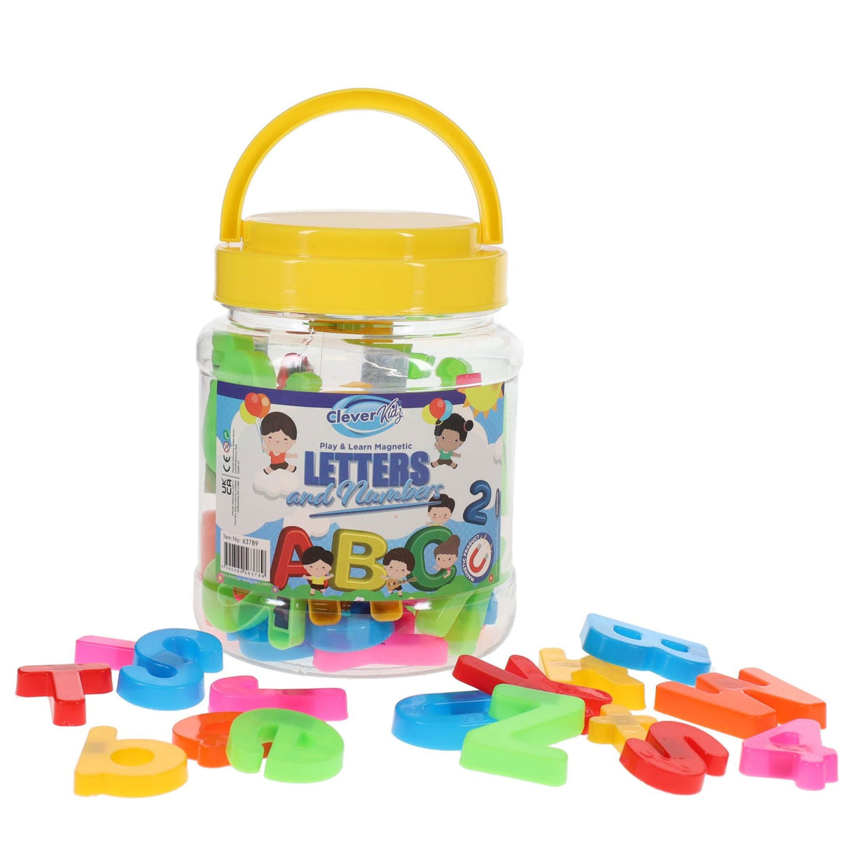 Clever KidszTub 68 Magnetic Abc Letters & Numbers | Stationery Shop UK