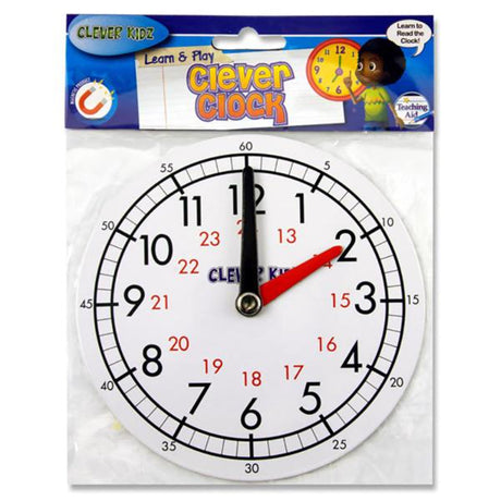 Clever Kidz 15cm Magnetic Clever Clock | Stationery Shop UK