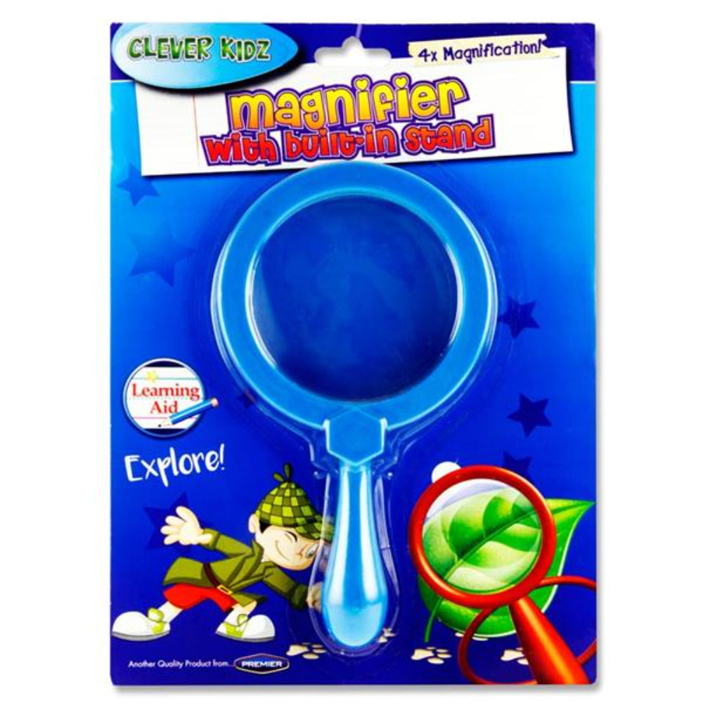 Clever Kidz Jumbo 4x Magnifier with Built-in Stand | Stationery Shop UK