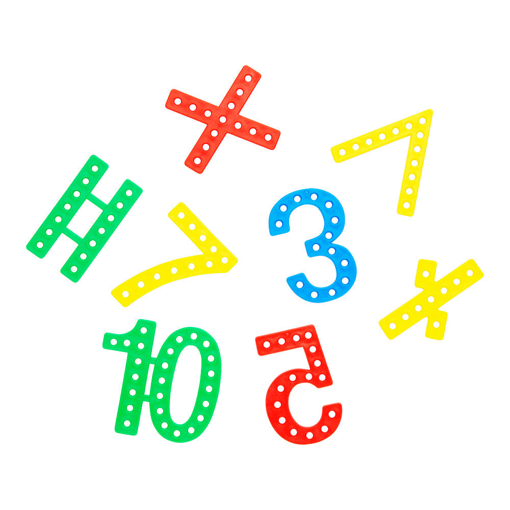 Clever Kidz Link-Ups Number & Maths Learning Resources - Pack of 103 | Stationery Shop UK