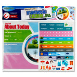 Clever Kidz Magnetic Calendar Board - 420mm x 288mm - Learn All About Today-Educational Posters-Clever Kidz | Buy Online at Stationery Shop