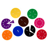 Clever Kidz Multicolour Fraction Circles - 51 Pieces | Stationery Shop UK