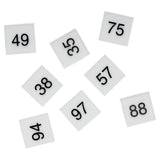 Clever Kidz See Through Number Tiles - 101 Blocks | Stationery Shop UK
