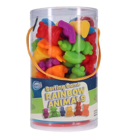 Clever Kidz Sorting Game Rainbow Animals - 44 Pieces-Educational Games-Clever Kidz|StationeryShop.co.uk