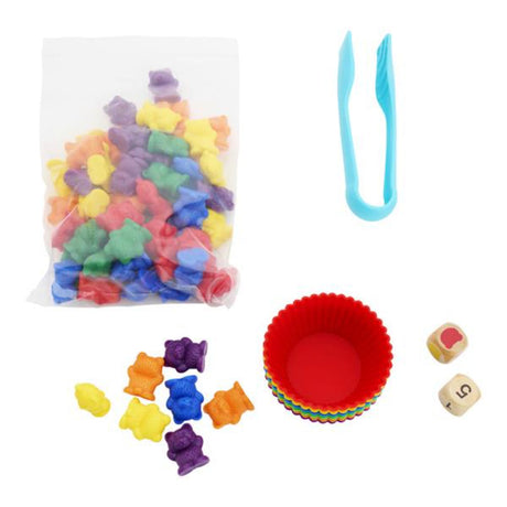 Clever Kidz Sorting Game Rainbow Bears-Educational Games-Clever Kidz|StationeryShop.co.uk