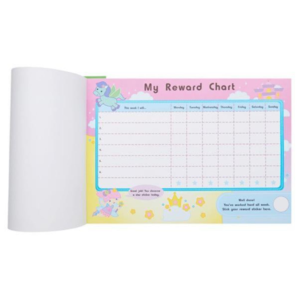 Clever Kidz Task & Reward Chart Pad with Stickers | Stationery Shop UK