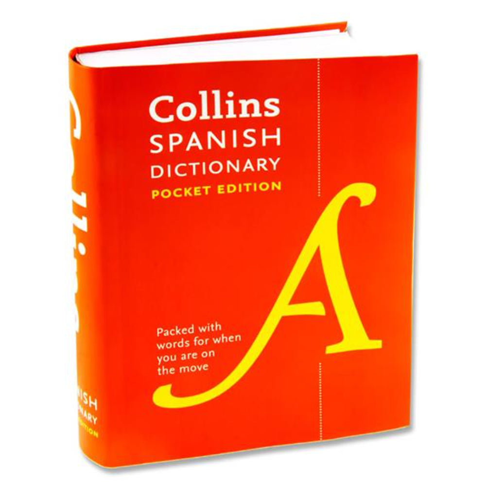 Collins Pocket Dictionary - Spanish-Dictionaries-Collins|StationeryShop.co.uk