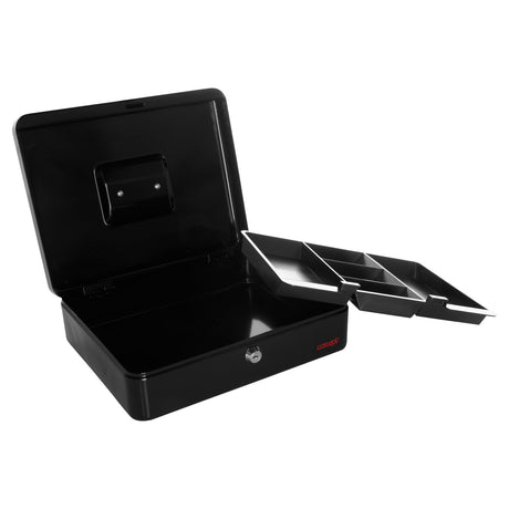 Concept 12'' Metal Cash Box Black