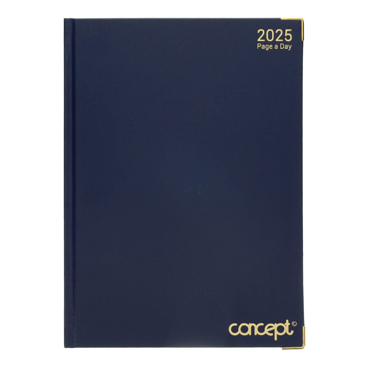 Concept 2025 A4 Diary Page A Day - Navy