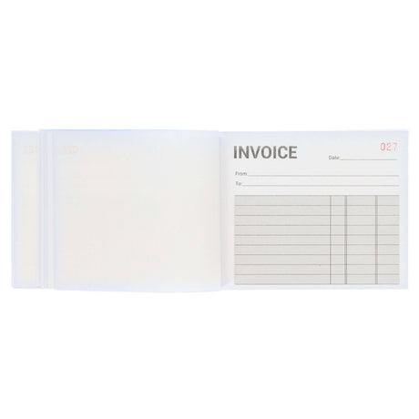 Concept 4X5 Carbonless Invoice Duplicate Book - 100 Pages-Assorted Notebooks-Concept|StationeryShop.co.uk