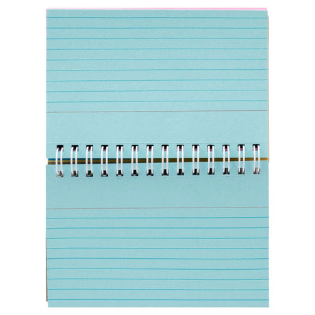 Concept 5x3 Spiral Ruled Index Cards - Colour - 50 Cards