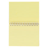 Concept 6 x 4 Spiral Bound Index Card - Yellow - Pack of 50