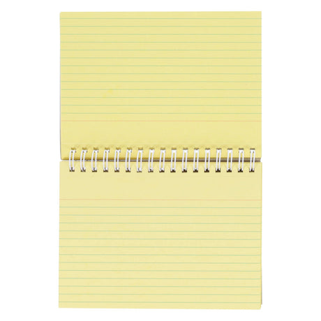 Concept 6 x 4 Spiral Bound Index Card - Yellow - Pack of 50 | Stationery Shop UK
