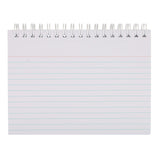 Concept 6x4 Spiral Ruled Index Cards - White - 50 Cards