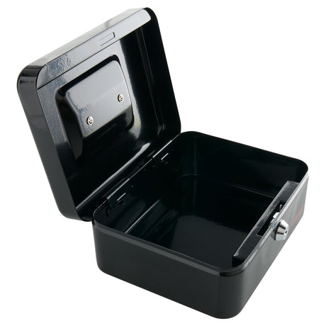 Concept 8 Metal Cash Box - Black | Stationery Shop UK