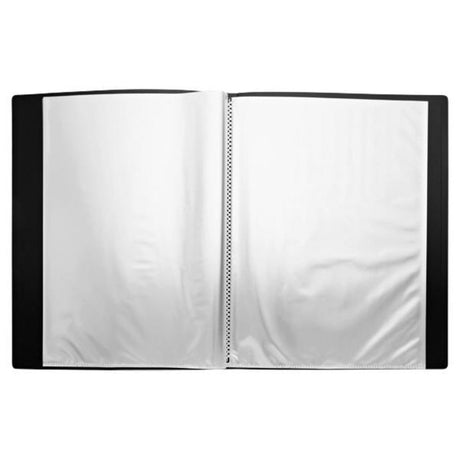 Concept A4 20 Pocket Display Book - Black | Stationery Shop UK
