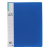 Concept A4 20 Pocket Display Book - Blue-Display Books-Concept|StationeryShop.co.uk