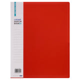 Concept A4 60 Pocket Display Book - Red | Stationery Shop UK