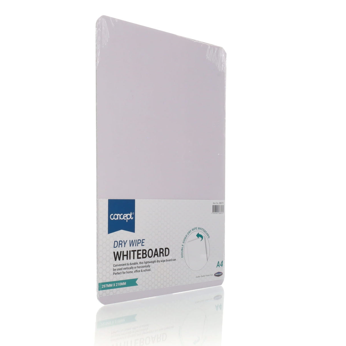 Concept A4 Coloured Dry Wipe Board - White | Stationery Shop UK