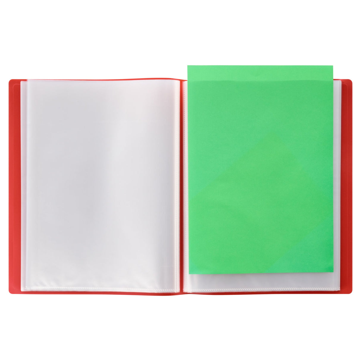 Concept A4 Display Book - Red Soft Cover - 60 Pockets-Display Books-Concept|StationeryShop.co.uk