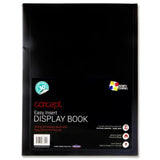 Concept A4 Easy Insert Display Book - Black - 30 Pockets-Display Books-Concept|StationeryShop.co.uk
