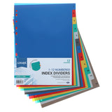 Concept A4 Numbered 1-12 Subject Dividers-Page Dividers & Indexes-Concept|StationeryShop.co.uk