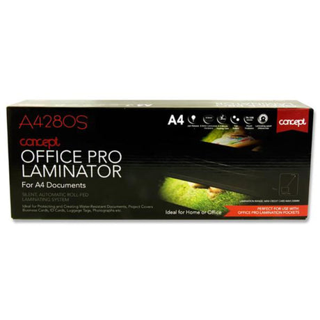 Concept A4 Office Pro Laminator A4280s-Laminators & Pouches-Concept|StationeryShop.co.uk