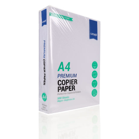 Concept A4 Premium Copier Paper - 80gsm - 500 Sheets | Stationery Shop UK