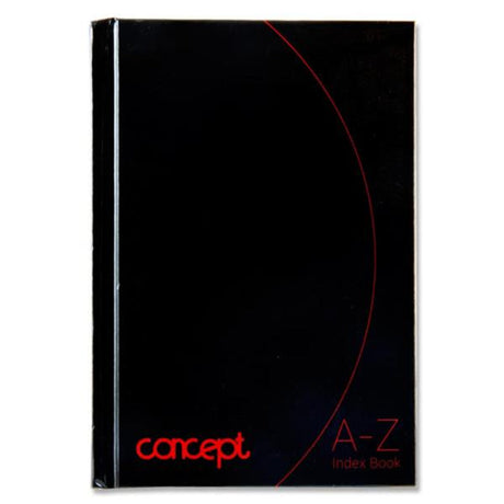Concept A6 A-Z Index Book - 192 Pages-A6 Notebooks-Concept | Buy Online at Stationery Shop