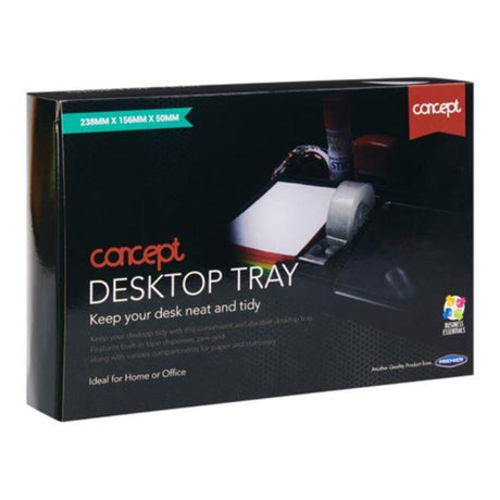 Concept Desktop Tray - 238x156x50mm-File Boxes & Storage-Concept|StationeryShop.co.uk