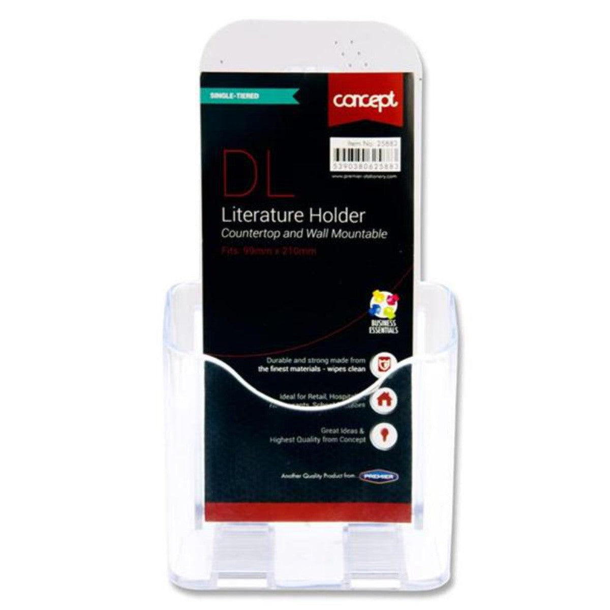 Concept Dl Literature Holder - Single Tier