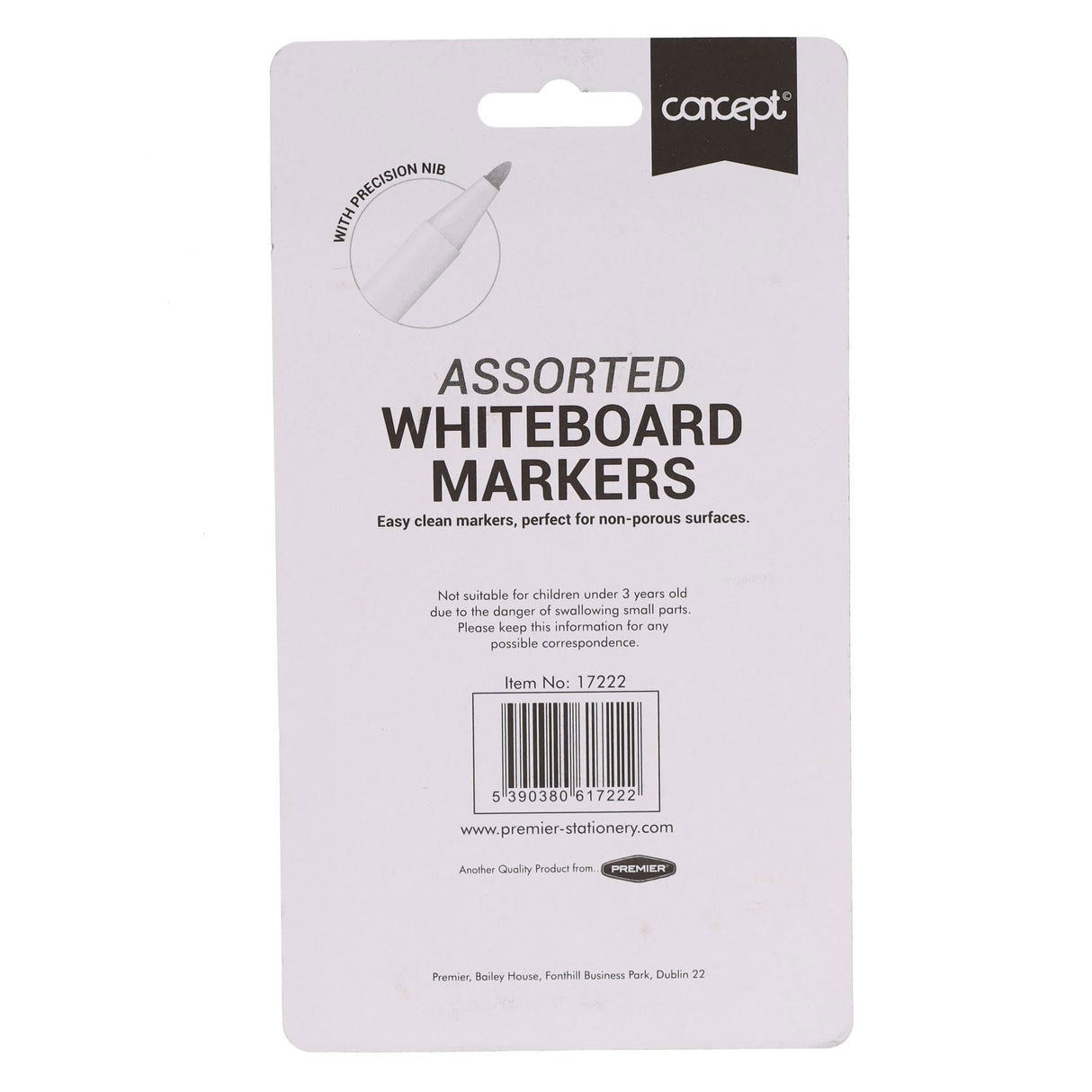 Concept Dry Erase Markers with Eraser Lid - Pack of 5 | Stationery Shop UK