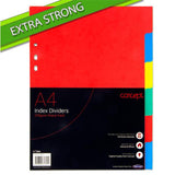Concept Extra Strong Index Dividers - 230gsm - 6 Tabs | Stationery Shop UK