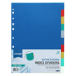 Concept Extra Strong Plastic Subject Dividers - 10 Dividers