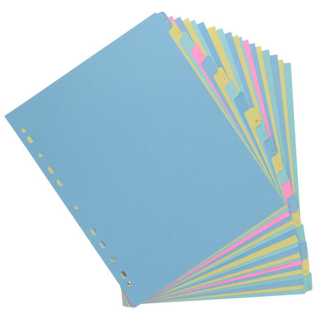 Concept Extra Wide A-Z Subject Dividers - 20 Tabs