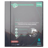 Concept Green A4 Eco Extra Wide Spine Presentation 2 Ring Binder-Ring Binders-Concept Green | Buy Online at Stationery Shop