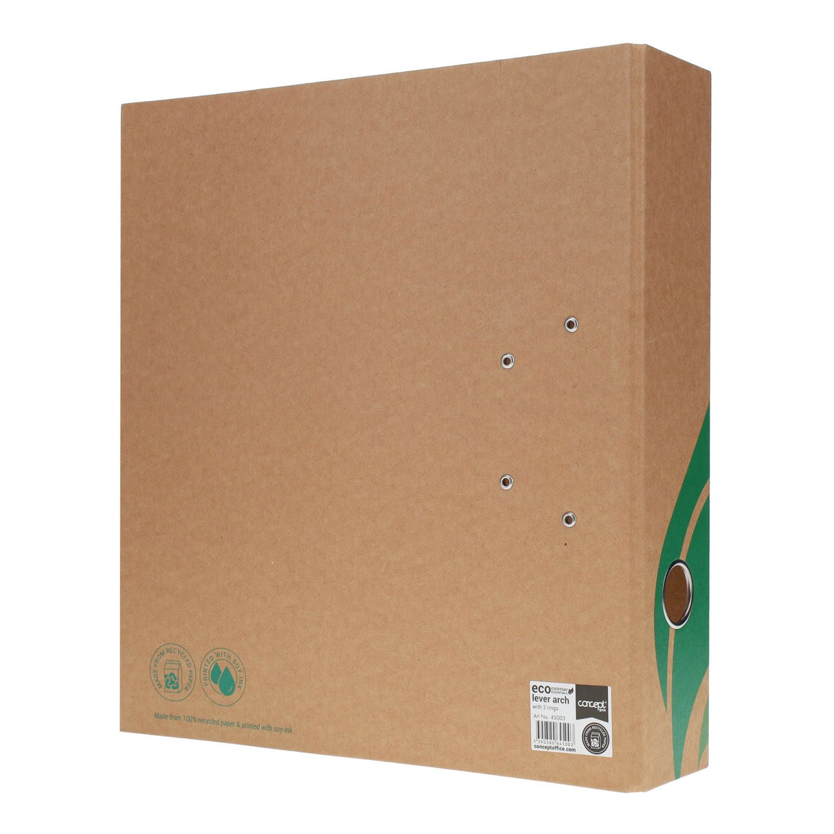 Concept Green A4 Lever Arch File with 2 Rings | Stationery Shop UK