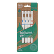 Concept Green Ballpoint Pen - 1mm - Pack of 4