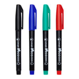 Concept Green Eco Bullet Tip Permanent Markers - Line Width 1-2mm - Box of 4 | Stationery Shop UK