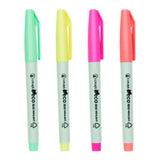 Concept Green Eco Chisel Tip Highlighters - Neon - Box of 4 | Stationery Shop UK
