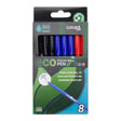 Concept Green Eco Focus 0.8mm Ballpoint Pens - Box of 8