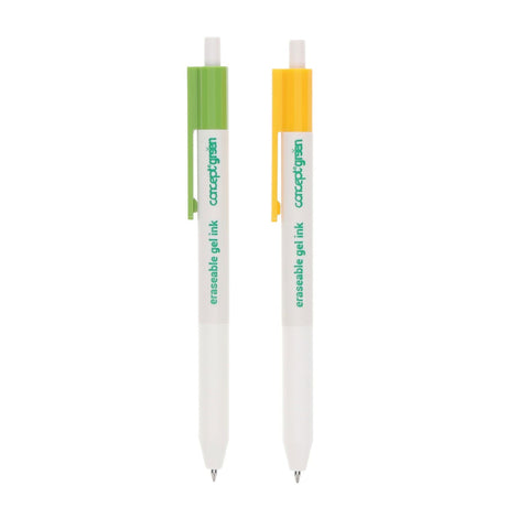 Concept Green Erasable Gel Ink Pen - 0.5mm - Pack of 2