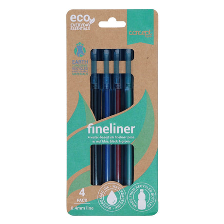 Concept Green Fineliners - 0.4mm - Pack of 4 | Stationery Shop UK