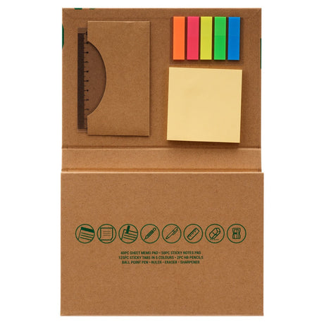 Concept Green Memo Pad Stationery Set