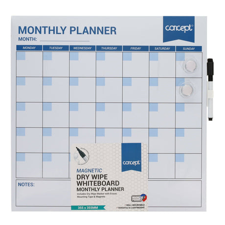 Concept Magnetic Monthly Planner | Stationery Shop UK