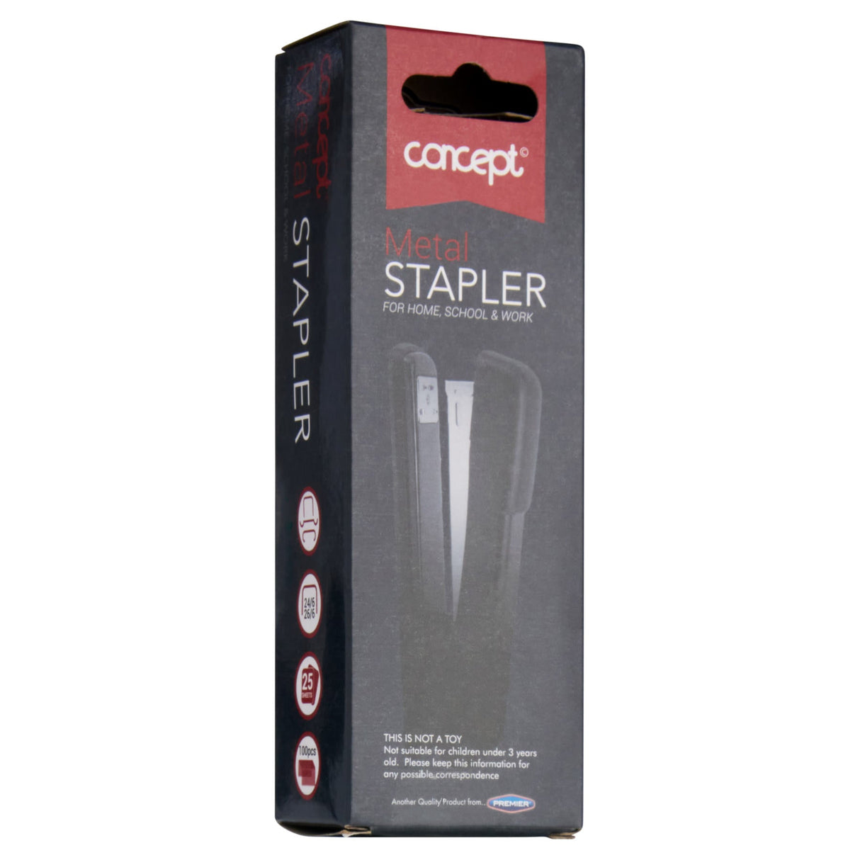 Concept Metal Stapler 26/6 Staples with a 25 Sheet Capacity | Stationery Shop UK
