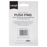 Concept Multicolour Push Pins - Pack of 30 | Stationery Shop UK