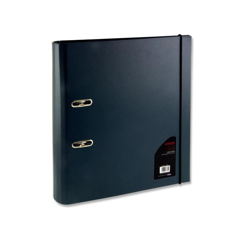 Concept Multipack | A4 Lever Arch File Black - Pack of 5 | Stationery Shop UK